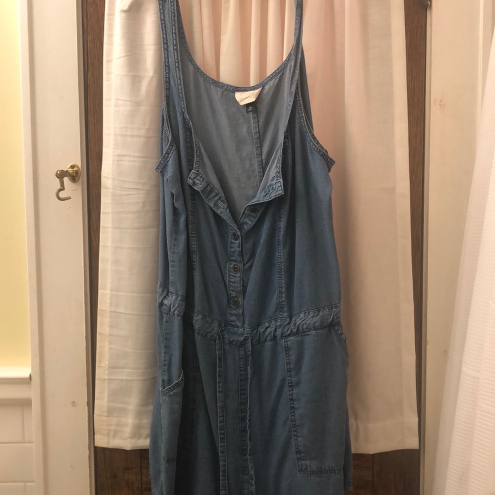 Denim Romper
